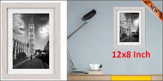 Sold & shipped by arttoframes. 12 X 8 Inches Wall Mounted Picture Photo Poster Frame Mdf Board Off White Trade Barg