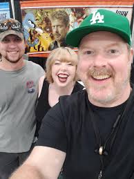 Ambush Super Fan John Lyerla had a visit from Franck and Corey at his store  at Under the Yellow Umbrella in St. Charles, MO.