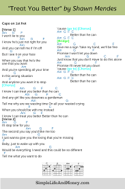 Treat You Better By Shawn Mendes Ukulele Songs Ukulele Chords Songs Ukulele Chords