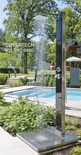Water Curtain Feature For Ecstatic Looks And Massage At And In Your Swimming Pool By Covertec Pool Landscape Design Outdoor Pool Shower Swimming Pools Backyard
