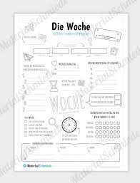 Steckbrief Die Woche In 2020 Lernen Lehrer Tipps Steckbrief