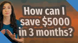 Get rid of cable or satellite tv. How Can I Save 5000 In 3 Months Youtube
