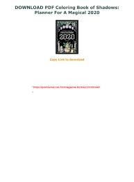 Download Download Pdf Coloring Book Of Shadows Planner For A Magical 2020 Text Images Music Video Glogster Edu Interactive Multimedia Posters