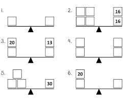 Balance Scale Worksheets For Children Equations Interactive Student Notebooks Solving Equations