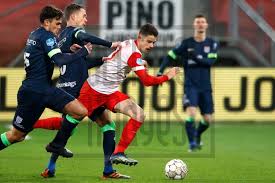 Match ends, ado den haag 0, pec zwolle 2. Soccrates Images L R Sam Kersten Of Pec Zwolle Thomas Lam Of Pec Zwolle Adrian Dalmau Of Fc Utrecht