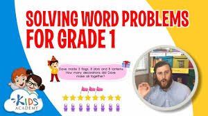 We provide math word problems for addition, subtraction, time, money, fractions and lengths. Solving Word Problems Math For 1st Grade Kids Academy Youtube