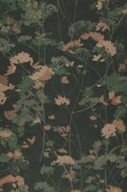 Papel pintado Berta verde abeto