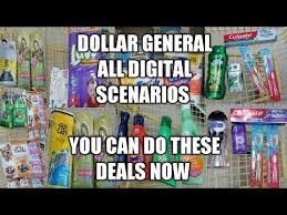 Dollar General All Digital Scenarios You Can Do These Deals Now Youtube Dollar General Digital Coupons Dollar General Couponing Dollar General