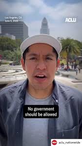 Repost • @aclu_nationwide Communities in Los Angeles are exercising their  First Amendment rights to speak out about ICE’s cruelty against our  immigrant neighbors., Military presence in our streets is ...