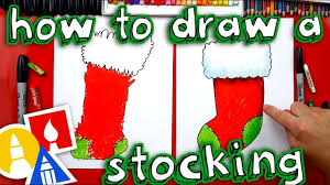 How To Draw Christmas Stocking Youtube How to draw cartoon rudolph. how to draw christmas stocking