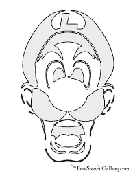 Luigi S Mansion Stencil Free Stencil Gallery Halloween Pumpkin Stencils Pumpkin Carvings Stencils Mario Pumpkin
