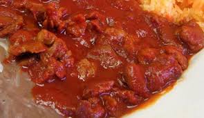 Uncover, taste and add more salt as necessary. Chile Rojo Receta