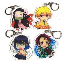 Coloring nezuko with her brother, tanjiro, colors. Demon Slayer Charm Kimetsu No Yaiba Nezuko Tanjiro Inosuke Zenitsu Anime Stickers Manga Kawa Anime Chibi Slayer