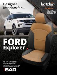 Katzkin Leather For Ford Explorer Ford Explorer Ford Explorer Interior Best Seat Covers