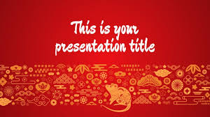 Free Powerpoint Template Or Google Slides Theme For Chinese New Year 2020 The Rat In 2020 Presentation Template Free New Year 2020 Presentation Slides Templates