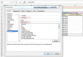 Rounding Numbers To Millions In Excel