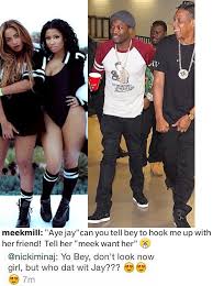 Meek mill was born in south philadelphia, kathy williams's son when robert rihmeek williams on may 6, 1987. Nicki Minaj Meek Mill Flirt On Instagram See Photo Theinfong