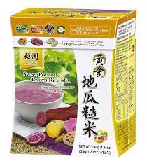 sweet potato brown rice mix ingredients sweet potato purple potato brown rice sugar lotus root powder purple yam rice mix veggie dishes sweet potato