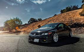 These are all of the videos that i made about my 8th generation honda civic si. Hd Wallpaper 8th Gen Black Honda Civic Coupe Si Side View Car Land Vehicle Wallpaper Flare
