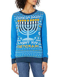 Men's sweater ugly holiday jewish christmas, david night before hanukkah with jewish star and color of israel 20 Hilarious Ugly Hanukkah Sweaters That Ll Crack You Up 2020 Amen V Amen