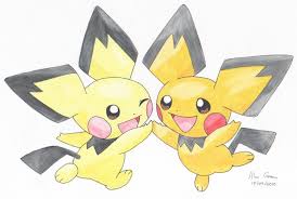 That being said, shiny santa & ash hat pichus are the best/coolest, even though others may be rarer. Pichu And Shiny Pichu Pokemon By Shinoharaa On Deviantart