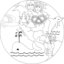 The spruce / miguel co these thanksgiving coloring pages can be printed off in minutes, making them a quick activ. Free Christian Graphics Of Creation Bible Stories For Kids Creation Of All Things Creation Coloring Pages