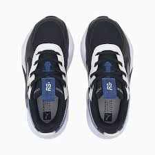 Rs X Collegiate Kids Trainers Puma Rs X Puma United Kingdom Puma Rs X Collegiate Kids Trainers In Black Bright Cobalt Size In 2020 Kinder Schuhe Sneaker Puma