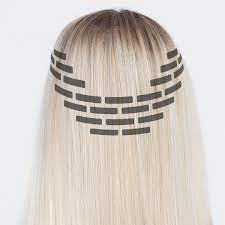 Tape On Hair Extensions Attachmebt Step By Step Rapunzel Rapunzel Of Swed Hair Extensions Tutorial Tape In Hair Extensions Hair Extensions For Short Hair