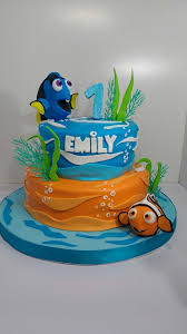 Buscando A Dory Nemo Tarta Nemo Cake Dory Nemo Birthday Party Dory Birthday Party Dory Birthday