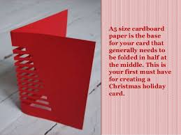 Personalize your homemade holiday card with accent ribbon, you can use a variety of colors and textures with this simple process. Make Holiday Cards In 5 Simple Steps