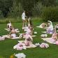 Outdoor Pilates wellness event