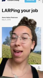 #stitch with @nitetoast #greenscreen ARE WE ALL LARPING THIS GAME CALLED  WORK?! #work #careers #jobs #annehelenpetersen #charliewarzel