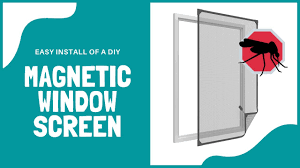 Super strong magnets are used to firmly affix the flyscreen to the windows. Installing A Diy Magnetic Window Screen Kit Easy 9 Step Tutorial Youtube