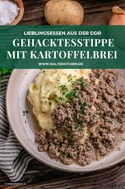 Gehacktesstippe Mit Kartoffelbrei Lieblingsessen Aus Der Kindheit In 2021 Lieblingsessen Leckere Rezepte Mit Fleisch Gehacktesstippe