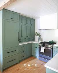 It is possible to say that the you can add large red tables between the black cabinets for assertive kitchen decoration. Pin On Cafe In Your Home