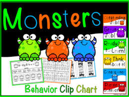 Monster Behavior Clip Chart
