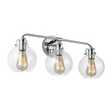 Feiss Vs24403ch Chrome Clara 3 Light Bathroom Vanity Light Lightingshowplace Com