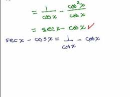 Prove Basic Trig Identities Part 1 Trigonometry Teaching Math Calculus