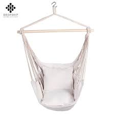 This level of quality can't be replicated by a machine. Ds Nh1041 Customizable Size Outdoor Indoor Lightweight With Wood Stick Hanging Cotton Rope Swing Hammock Chair Buy Cotton Hammock Chair With Stick Cotton Rope Hammock Swing Chair Hanging Chair Swing Product On Alibaba Com