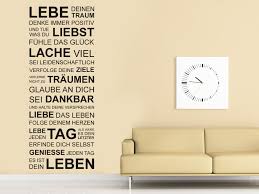 Wandtattoo Dein Leben Spruch Von Wandtattoo Net