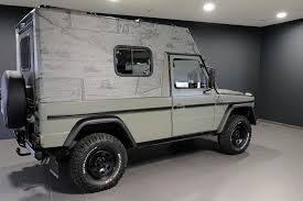 If you're looking for all terrain luxury and have a grotesque bankroll, you might be into this thing. Classic Mercedes G Wagen Becomes Awesome Camper Carbuzz