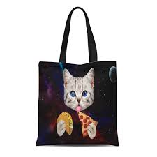 Check spelling or type a new query. Kdagr Canvas Tote Bag Memes Space Cat Taco And Pizza Funny Cute Galaxy Reusable Handbag Shoulder Grocery Shopping Bags Walmart Com Walmart Com