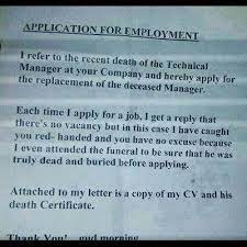 Cover letters are your first impression, so make it a good one. This Is How You Apply For A Job Job Cover Letter Funny Jobs Employment Application