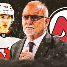 Devils: Luke Hughes receives sage advice from Lindy Ruff
