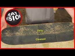 ● clean with soap water you can clean your skateboard wheels with little warmer soap water. Clean Skateboard Longboard Grip Tape Youtube