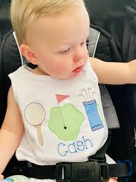 Embroidered Golf Shirt, Custom Golf Bubble, Personalized Golfing Romper,  Golf Trio Bodysuit,boy Golfers Outfit, Toddler