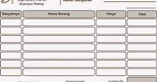 Contoh nota rumah makan excel. Contoh Desain Nota Rumah Makan Blog Garuda Cyber