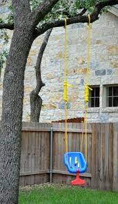 Hardwood trees are best for hanging a baby swing. How To Easily Hang A Little Tikes Outdoor Baby Swing In A Backyard Tree With A Removable Portable 2 Strap Swing Baby Swing Outdoor Tree Swings Diy Baby Swings