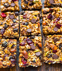 Make my homemade no bake granola bars recipe and you can make a variety of flavors including nut raisin, pb&j and double chocolate! Trail Mix Peanut Butter Granola Bars No Bake Wellplated Com