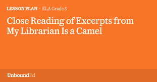 Has been added to your cart. Ela G3 Close Reading Of Excerpts From My Librarian Is A Camel